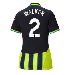 Nieuwste Dames Manchester City Uitshirt 2024-2025 Kyle Walker #2 korte mouw online kopen