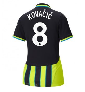 Nieuwste Dames Manchester City Uitshirt 2024-2025 Mateo Kovačić #8 korte mouw online kopen