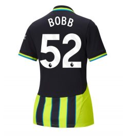 Nieuwste Dames Manchester City Uitshirt 2024-2025 Oscar Bobb #52 korte mouw online kopen