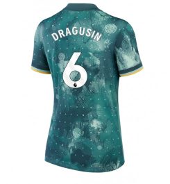 Nieuwste Dames Tottenham Hotspur Derde Shirt 2024-2025 Radu Dragusin #6 korte mouw online kopen