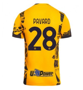 Nieuwste Inter Milan Derde Shirt 2024-2025 Benjamin Pavard #28 Korte Mouw