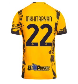 Nieuwste Inter Milan Derde Shirt 2024-2025 Henrikh Mkhitaryan #22 Korte Mouw