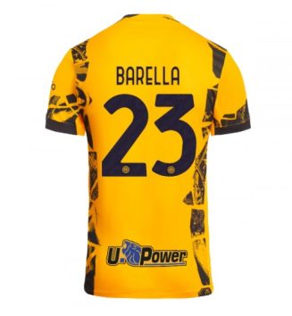 Nieuwste Inter Milan Derde Shirt 2024-2025 Nicolo Barella #23 Korte Mouw