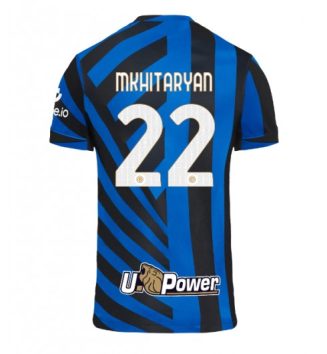 Nieuwste Inter Milan Thuisshirt 2024-2025 Henrikh Mkhitaryan #22 Korte Mouw