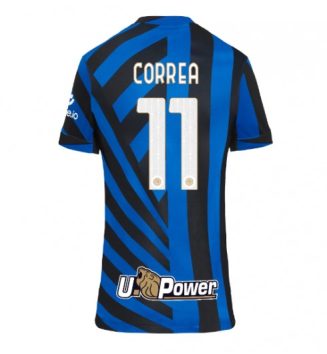 Nieuwste Inter Milan Thuisshirt 2024-2025 Joaquin Correa #11 Korte Mouw