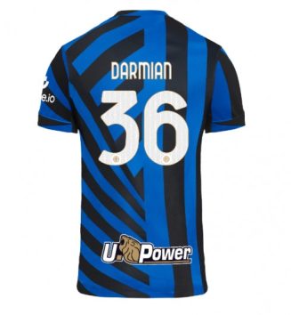 Nieuwste Inter Milan Thuisshirt 2024-2025 Matteo Darmian #36 Korte Mouw