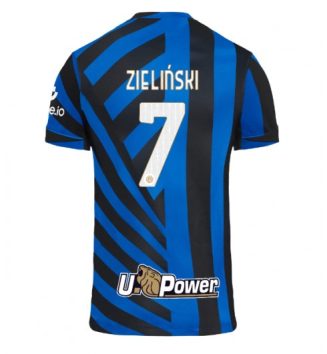 Nieuwste Inter Milan Thuisshirt 2024-2025 Piotr Zielinski #7 Korte Mouw