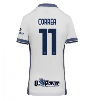 Nieuwste Inter Milan Uitshirt 2024-2025 Joaquin Correa #11 Korte Mouw