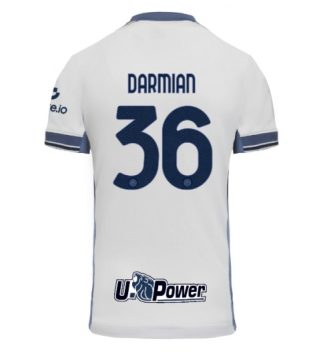 Nieuwste Inter Milan Uitshirt 2024-2025 Matteo Darmian #36 Korte Mouw