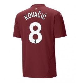 Nieuwste Manchester City Derde Shirt 2024-2025 Mateo Kovačić #8 korte mouw online kopen