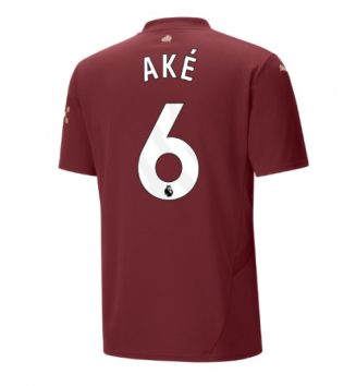 Nieuwste Manchester City Derde Shirt 2024-2025 Nathan Aké #6 korte mouw online kopen