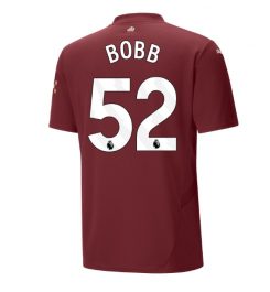 Nieuwste Manchester City Derde Shirt 2024-2025 Oscar Bobb #52 korte mouw online kopen