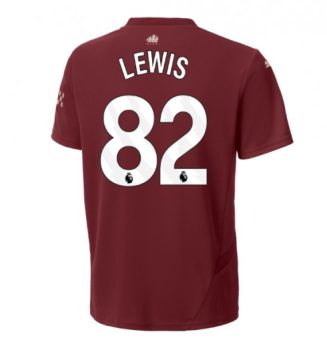 Nieuwste Manchester City Derde Shirt 2024-2025 Rico Lewis #82 korte mouw online kopen