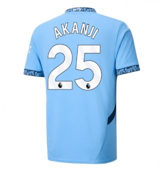 Nieuwste Manchester City Thuisshirt 2024-2025 Manuel Akanji #25 korte mouw online kopen