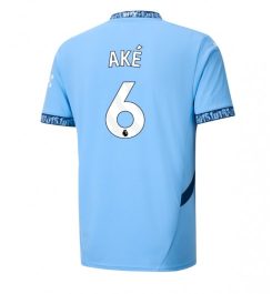 Nieuwste Manchester City Thuisshirt 2024-2025 Nathan Aké #6 korte mouw online kopen