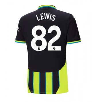 Nieuwste Manchester City Uitshirt 2024-2025 Rico Lewis #82 korte mouw online kopen