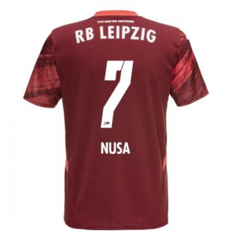 RB Leipzig Uitshirt 2024-2025 Antonio Nusa #7 Voetbalshirts korte mouw voordelig online kopen