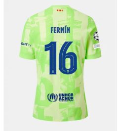 Goedkope Barcelona Derde Shirt 2024-2025 Fermin Lopez #16 Korte Mouw Kopen