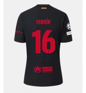 Goedkope Barcelona Uitshirt 2024-2025 Fermin Lopez #16 Korte Mouw Kopen