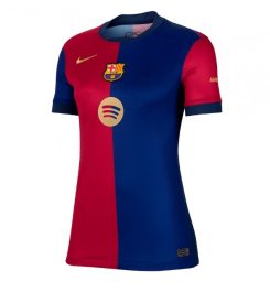 Goedkope Dames Barcelona Thuisshirt 2024-2025 Eric Garcia #24 Korte Mouw Kopen-1