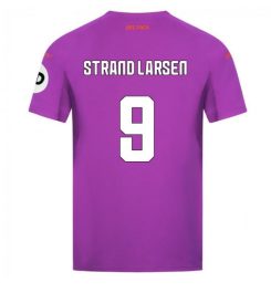 Goedkope Wolves Derde Shirt 2024-2025 Jorgen Strand Larsen #9 Korte Mouw Kopen