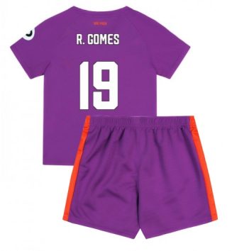 Goedkope Wolves Derde Shirt 2024-2025 Kids Rodrigo Gomes #19 Korte Mouw (+ Korte broeken) Kopen