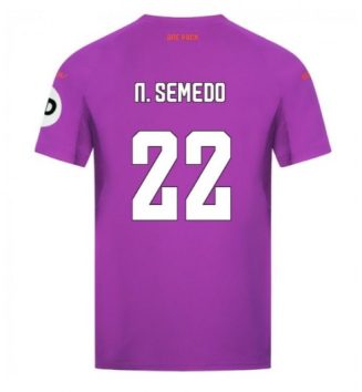 Goedkope Wolves Derde Shirt 2024-2025 Nelson Semedo #22 Korte Mouw Kopen