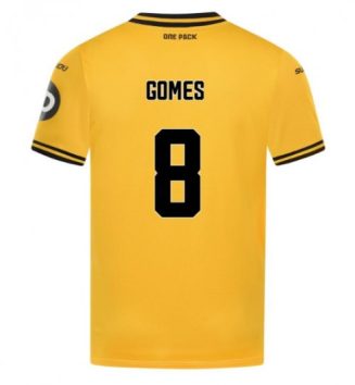 Goedkope Wolves Thuisshirt 2024-2025 Joao Gomes #8 Korte Mouw Kopen