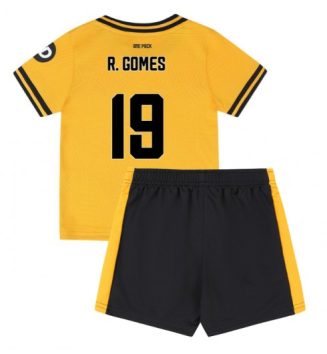 Goedkope Wolves Thuisshirt 2024-2025 Kids Rodrigo Gomes #19 Korte Mouw (+ Korte broeken) Kopen