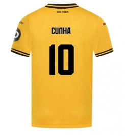 Goedkope Wolves Thuisshirt 2024-2025 Matheus Cunha #10 Korte Mouw Kopen