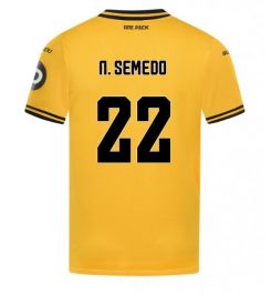 Goedkope Wolves Thuisshirt 2024-2025 Nelson Semedo #22 Korte Mouw Kopen