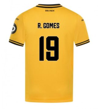 Goedkope Wolves Thuisshirt 2024-2025 Rodrigo Gomes #19 Korte Mouw Kopen