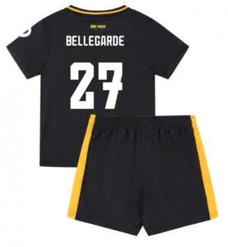 Goedkope Wolves Uitshirt 2024-2025 Kids Jean-Ricner Bellegarde #27 Korte Mouw (+ Korte broeken) Kopen