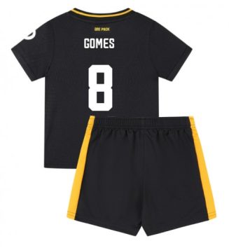 Goedkope Wolves Uitshirt 2024-2025 Kids Joao Gomes #8 Korte Mouw (+ Korte broeken) Kopen