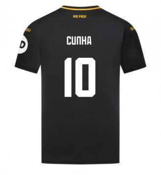 Goedkope Wolves Uitshirt 2024-2025 Matheus Cunha #10 Korte Mouw Kopen