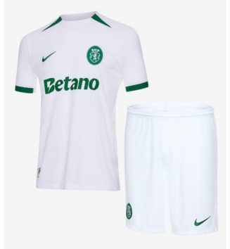 Kinderen Sporting CP Uitshirt 2024-2025 Korte Mouw (+ Korte broeken) Kopen