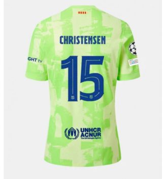 Nieuw Barcelona Derde Shirt 2024-2025 Andreas Christensen #15 Korte Mouw Kopen