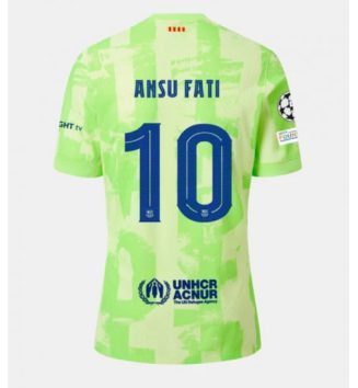 Nieuw Barcelona Derde Shirt 2024-2025 Ansu Fati #10 Korte Mouw Kopen