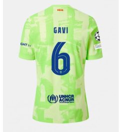 Nieuw Barcelona Derde Shirt 2024-2025 Gavi #6 Korte Mouw Kopen