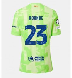 Nieuw Barcelona Derde Shirt 2024-2025 Jules Kounde #23 Korte Mouw Kopen