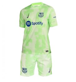 Nieuw Barcelona Derde Shirt 2024-2025 Kids Ansu Fati #10 Korte Mouw (+ Korte broeken) Kopen-1