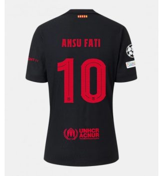 Nieuw Barcelona Uitshirt 2024-2025 Ansu Fati #10 Korte Mouw Kopen