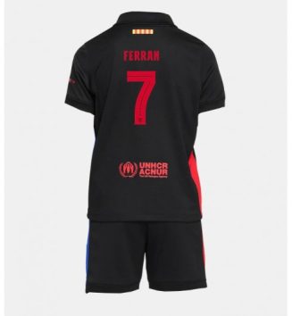 Nieuw Barcelona Uitshirt 2024-2025 Kids Ferran Torres #7 Korte Mouw (+ Korte broeken) Kopen