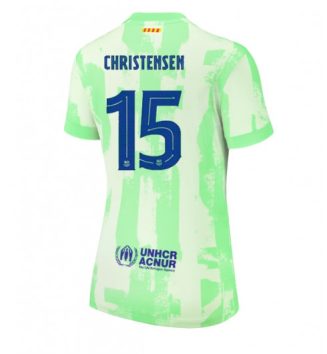 Nieuw Dames Barcelona Derde Shirt 2024-2025 Andreas Christensen #15 Korte Mouw Kopen