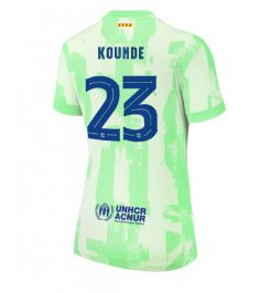 Nieuw Dames Barcelona Derde Shirt 2024-2025 Jules Kounde #23 Korte Mouw Kopen