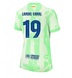 Nieuw Dames Barcelona Derde Shirt 2024-2025 Lamine Yamal #19 Korte Mouw Kopen