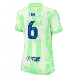 Nieuw Dames Barcelona Derde Shirt 2024-2025 Paez Gavi #6 Korte Mouw Kopen