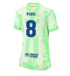 Nieuw Dames Barcelona Derde Shirt 2024-2025 Pedri Gonzalez #8 Korte Mouw Kopen