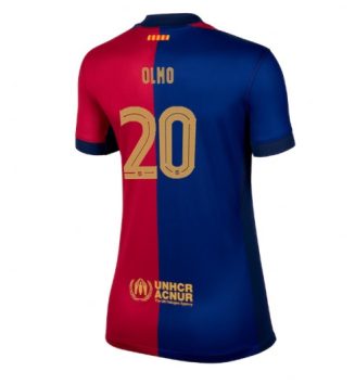 Nieuw Dames Barcelona Thuisshirt 2024-2025 Dani Olmo #20 Korte Mouw Kopen