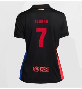 Nieuw Dames Barcelona Uitshirt 2024-2025 Ferran Torres #7 Korte Mouw Kopen